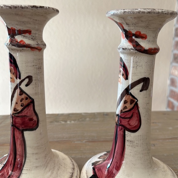 Yuletide 8" Tall Candlesticks by ZRIKE (Set of 2) - Picture 9 of 11